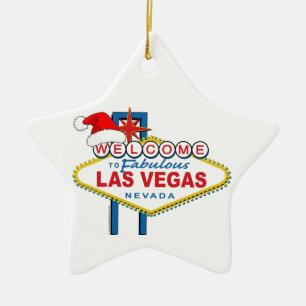 Welcome to Fabulous Las Vegas Christmas Ceramic Tree Decoration