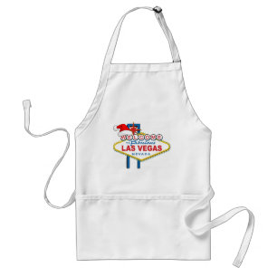 Welcome to Fabulous Las Vegas Christmas Standard Apron
