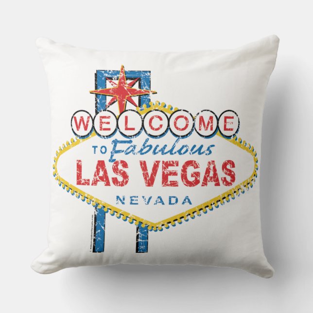 Welcome to Fabulous Las Vegas Cushion (Front)