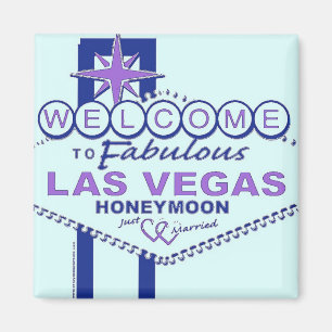 Welcome to Fabulous Las Vegas Honeymoon Magnet