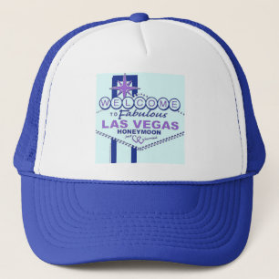 Welcome to Fabulous Las  Vegas Honeymoon Trucker Hat