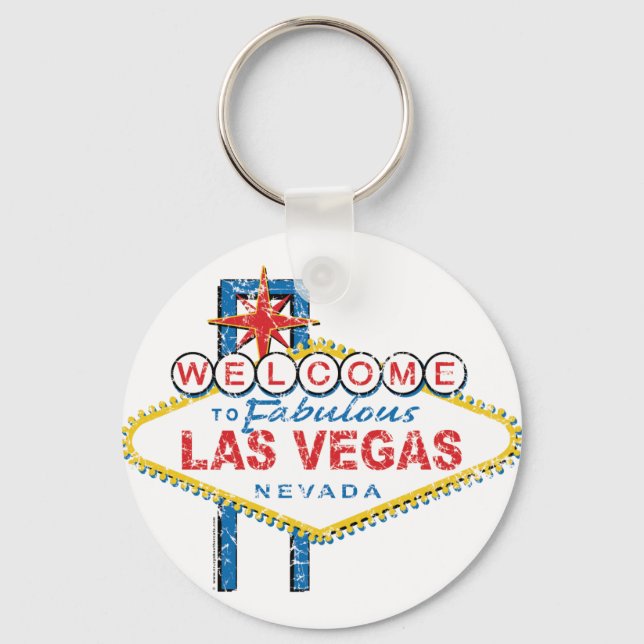 Welcome to Fabulous Las Vegas Key Ring (Front)