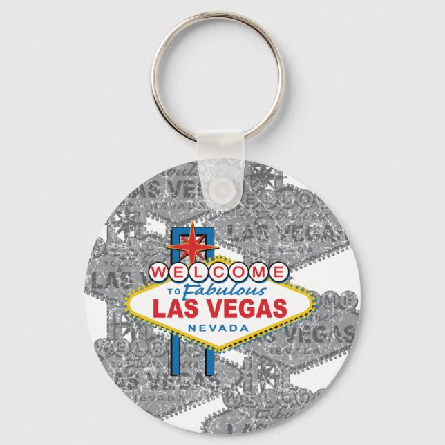 Welcome to Fabulous Las Vegas Key Ring (Front)
