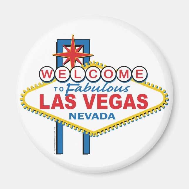Welcome to Fabulous Las Vegas Magnet (Front)