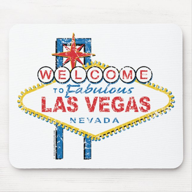 Welcome to Fabulous Las Vegas Mouse Pad (Front)
