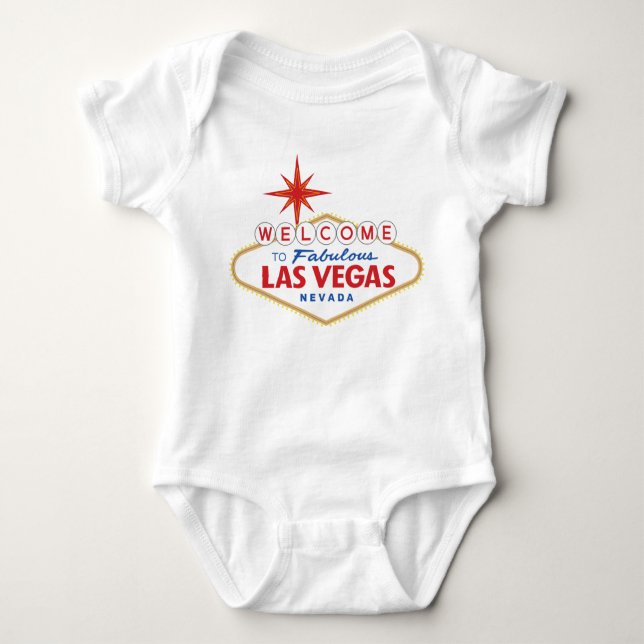 Welcome to Fabulous Las Vegas, Nevada Baby Bodysuit (Front)