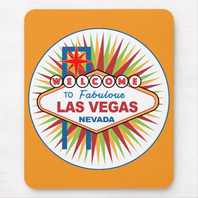 Welcome to Fabulous Las Vegas Nevada Mouse Pad (Front)