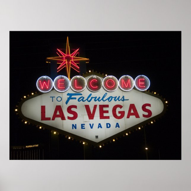 Welcome to Fabulous Las Vegas Nevada Poster (Front)