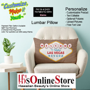 Welcome to Fabulous Las Vegas Nevada Trendy Memory Lumbar Cushion