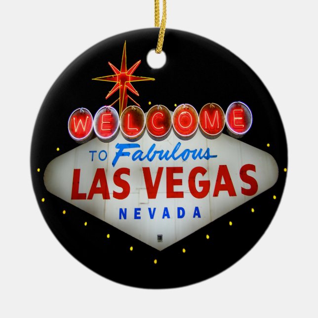 Welcome to Fabulous Las Vegas Ornament (Front)