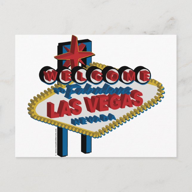 Welcome to Fabulous Las Vegas Postcard (Front)