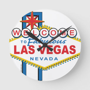 Welcome to Fabulous Las Vegas Round Clock