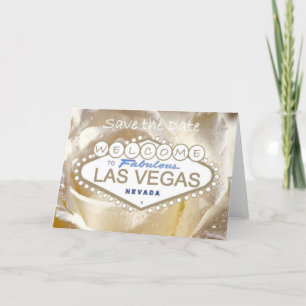 Welcome to Fabulous Las Vegas Save the Date Card