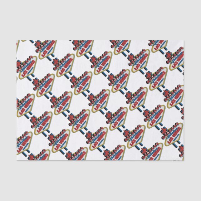 Welcome to Fabulous Las Vegas Tissue Paper (Front)