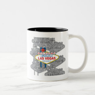 Welcome to Fabulous Las Vegas Two-Tone Coffee Mug