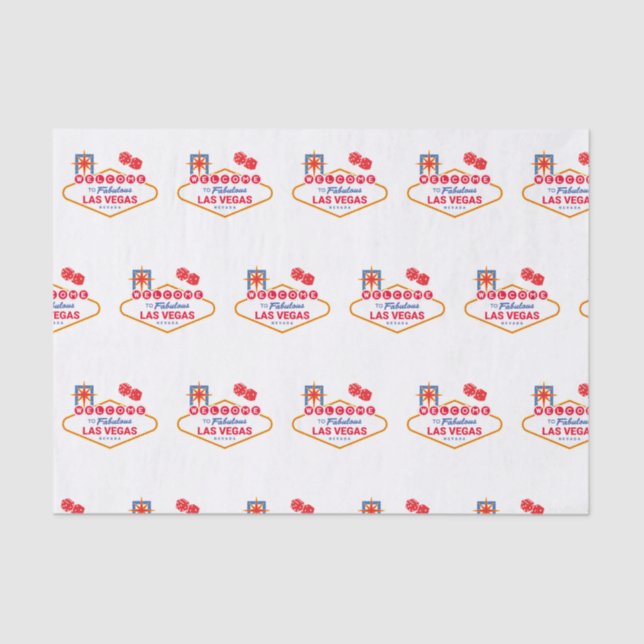 Welcome To Fabulous Las Vegas - Vegas Trip Tissue Paper (Front)