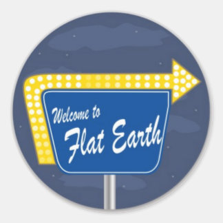 Welcome to Flat Earth Sticker