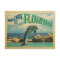 Welcome To Florida Postcard Dolphin Vintage Travel