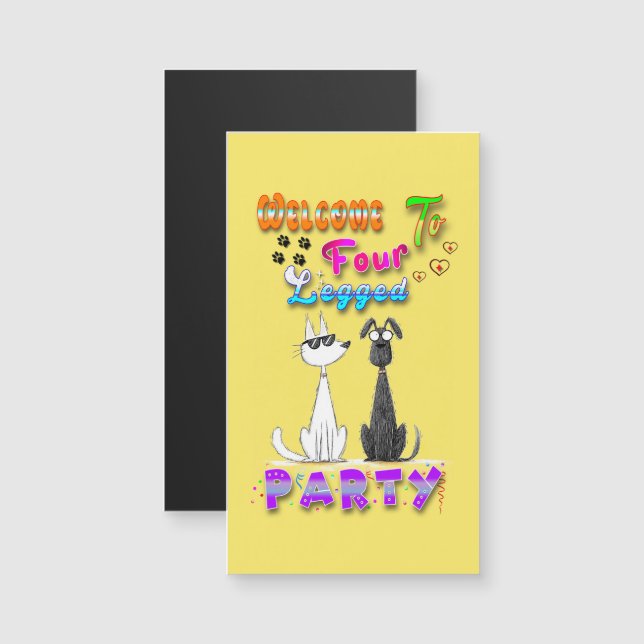 Welcome To Four Legged Party (Front/Back)