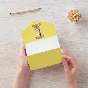 Welcome To Four Legged Party All In One Invitation