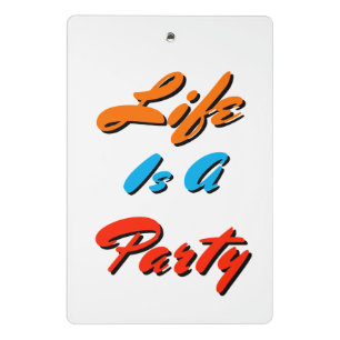 Welcome To Four Legged Party Mini Clipboard