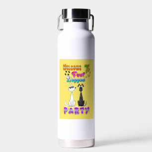 Welcome To Four Legged Party Water Bottle