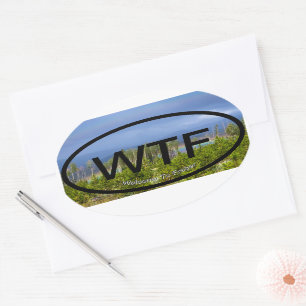 Welcome to Fraser Oval Sticker