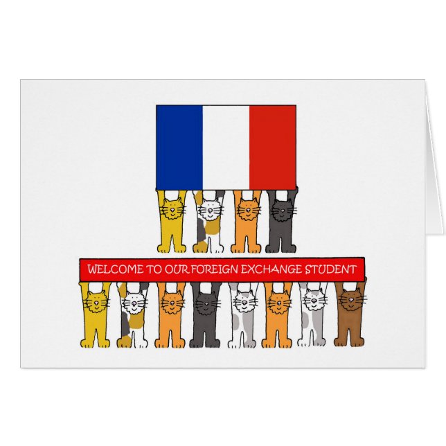 Welcome to French Foreign Exchange Student (Front Horizontal)