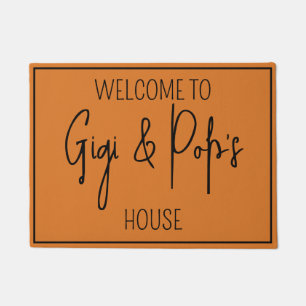 Welcome to Gigi and Pop's House, Welcome  Doormat