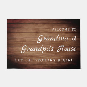 Welcome to Grandma & Grandpa's House  Doormat