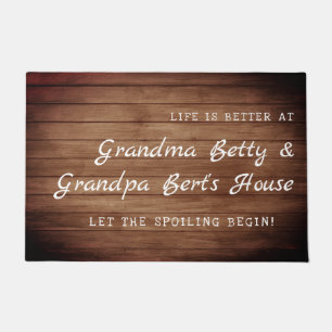 Welcome to Grandma & Grandpa's House  Doormat