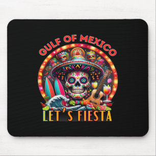 Welcome To Gulf Of Mexico Cinco De Mayo Retro Beac Mouse Pad