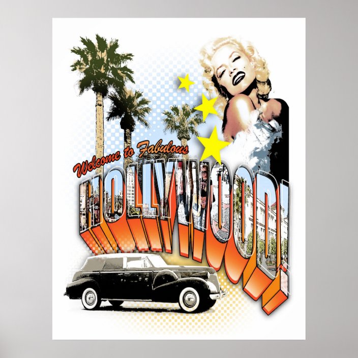 Welcome to hollywood. Голливудская вечеринка мультфильм 1934. Рекламный Постер Monroe Adventure.