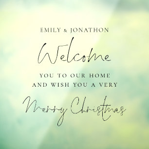 Welcome to Home Script Merry Christmas