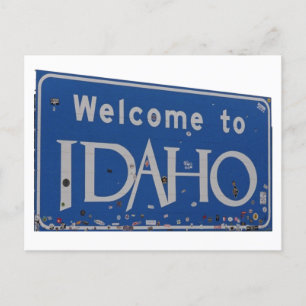 Welcome to Idaho Post-it Notes Postcard