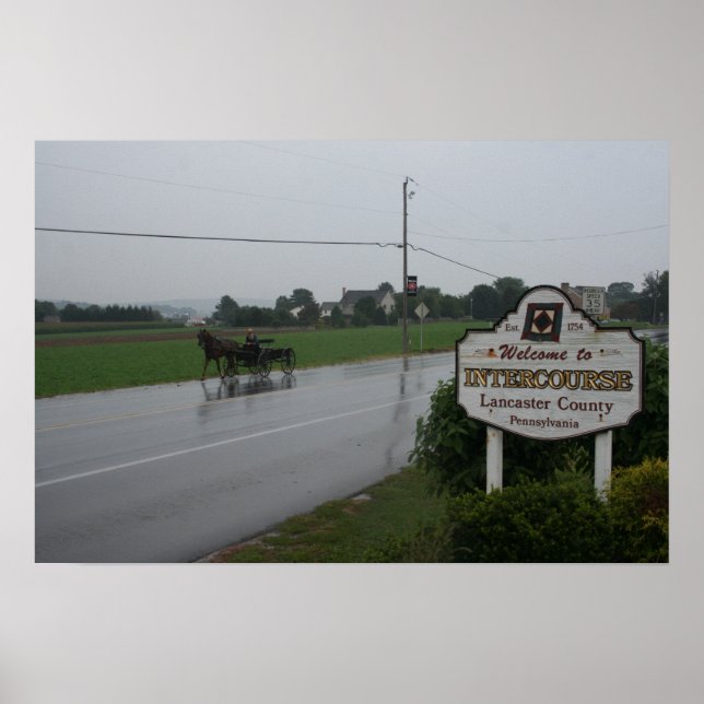 Welcome to Intercourse Poster (Front)