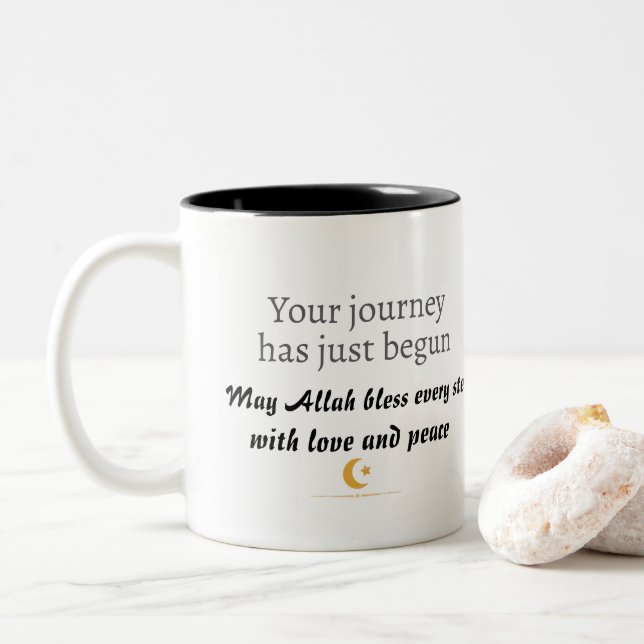 Welcome to Islam Mug - Elegent Gift for new Muslim (With Donut)