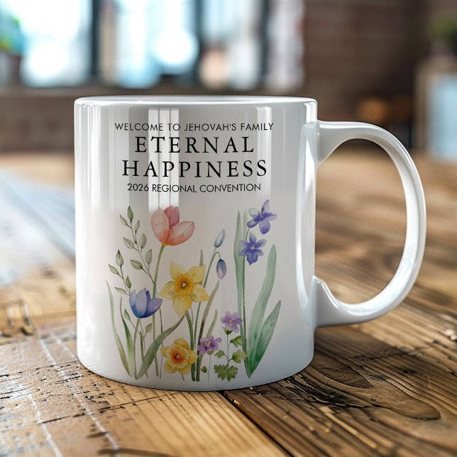 Welcome to Jehovah's Family Eternal Happiness Coffee Mug (Creator Uploaded)