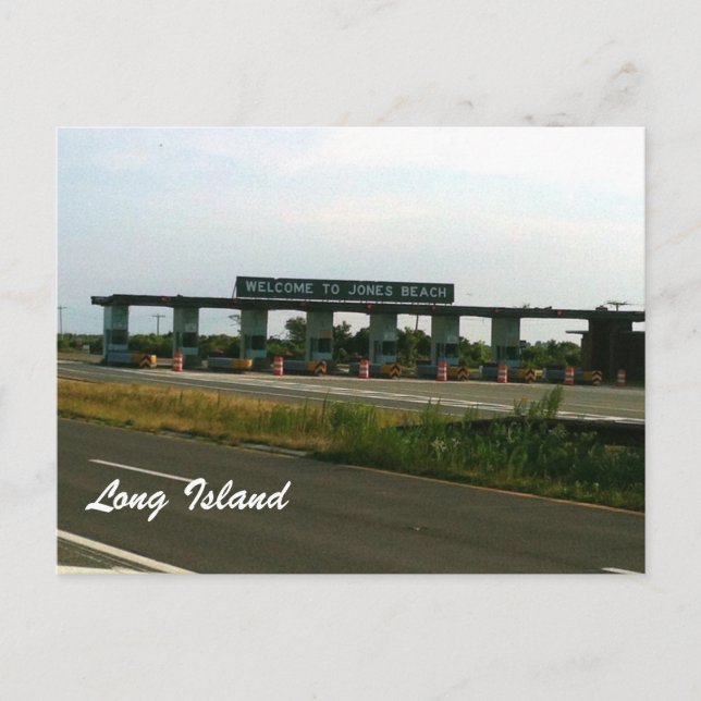 Welcome To Jones Beach Postcard (Front)