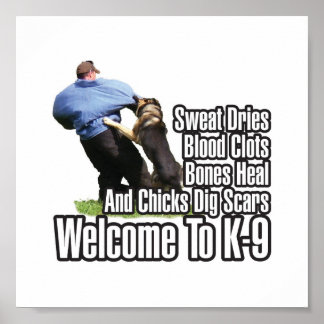 Welcome to K-9 Poster