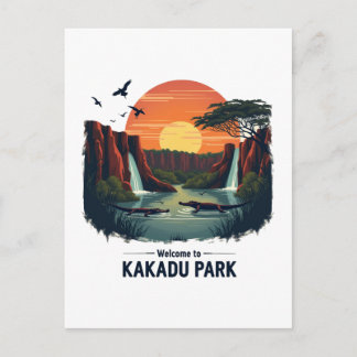 Welcome to Kakadu National Australian Park Holiday Postcard