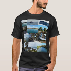 Welcome to Kangaroo Island: A Scenic Photo Collage T-Shirt