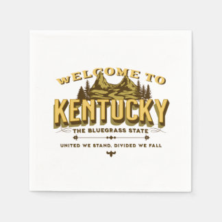 Welcome to Kentucky  Napkin