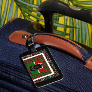 Welcome to Kenya and make it Kenyan beautiful Text Luggage Tag