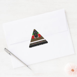 Welcome to Kenya and make it Kenyan beautiful Text Triangle Sticker