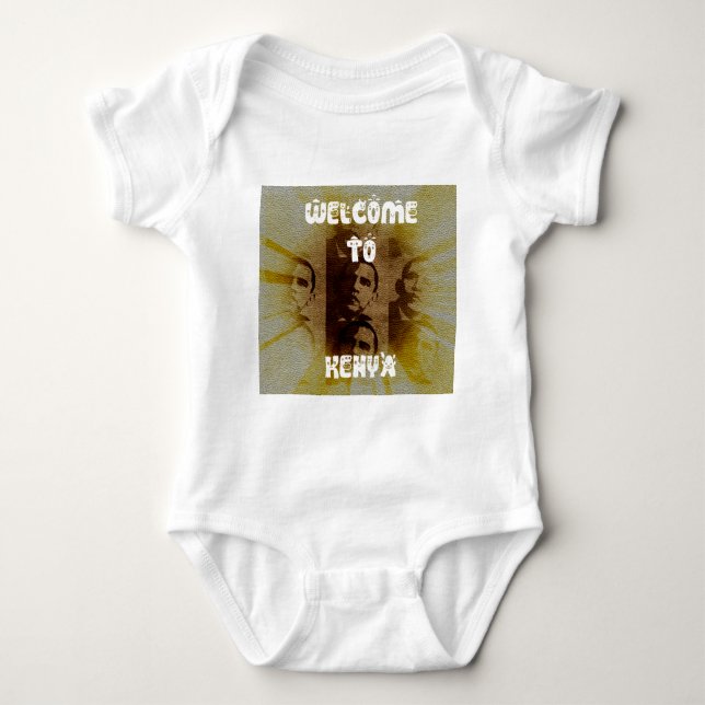 Welcome to Kenya Baby Bodysuit (Front)