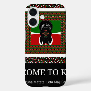 Welcome to Kenya Hakuna Matata iPhone 16 Case