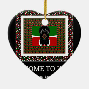Welcome to Kenya Hakuna Matata Ceramic Tree Decoration