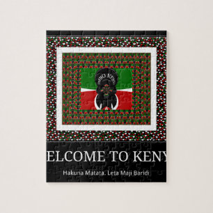 Welcome to Kenya Hakuna Matata Jigsaw Puzzle