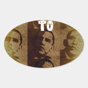 Welcome to Kenya Oval Sticker